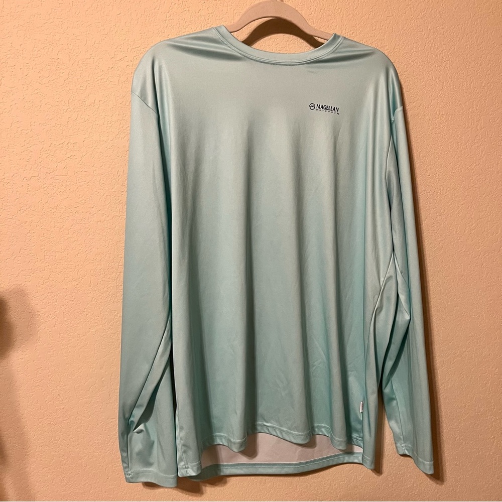 New Magellan Light Teal Long Sleeve fishing shirt